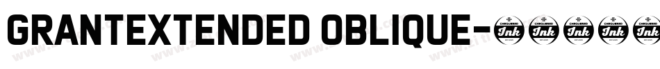 GrantExtended Oblique字体转换